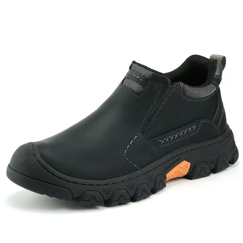 USA Cobbler® Men's Genuine Leather Slip-On Work & Outdoor Walking Shoes - Image 6