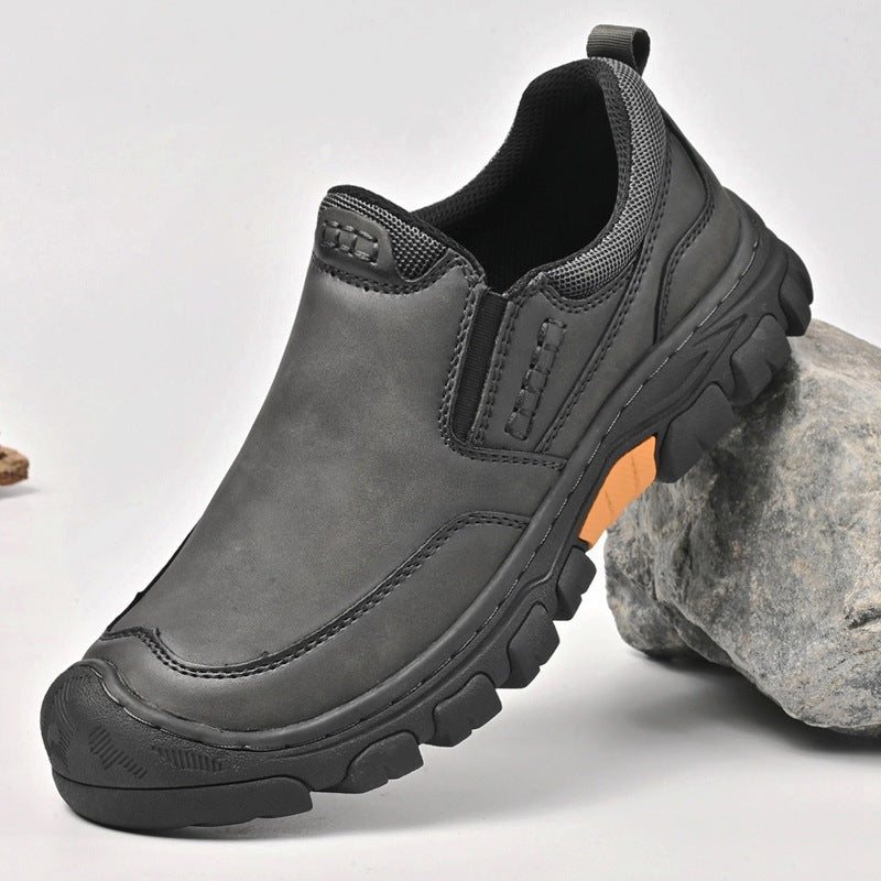 Usacobbler AshPeak Outdoor Leather Slip-On Shoes - Image 2