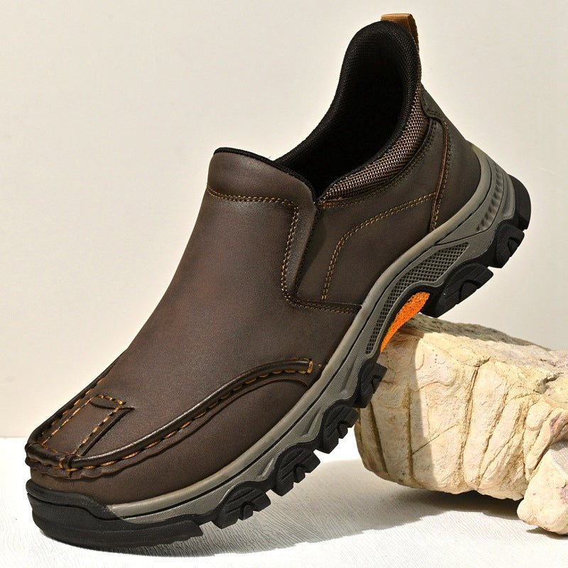 Usacobbler AtlasRoad Leather Slip-On - Image 4