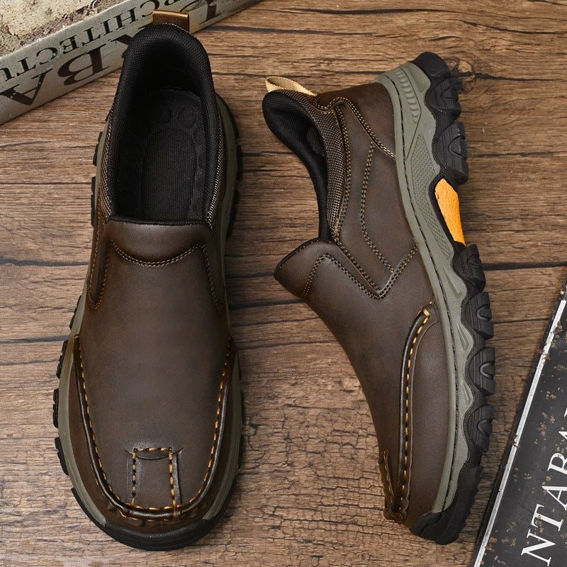 Usacobbler AtlasRoad Leather Slip-On - Image 5
