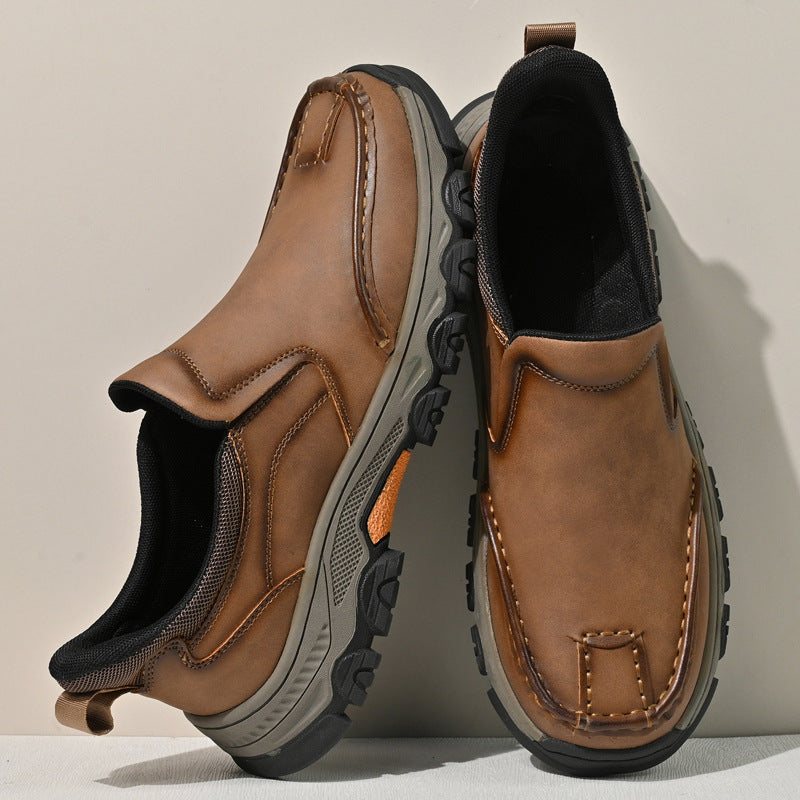 Usacobbler AtlasRoad Leather Slip-On - Image 7
