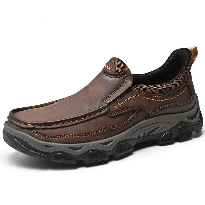 Usacobbler Darkwood Traverse Leather Slip-On