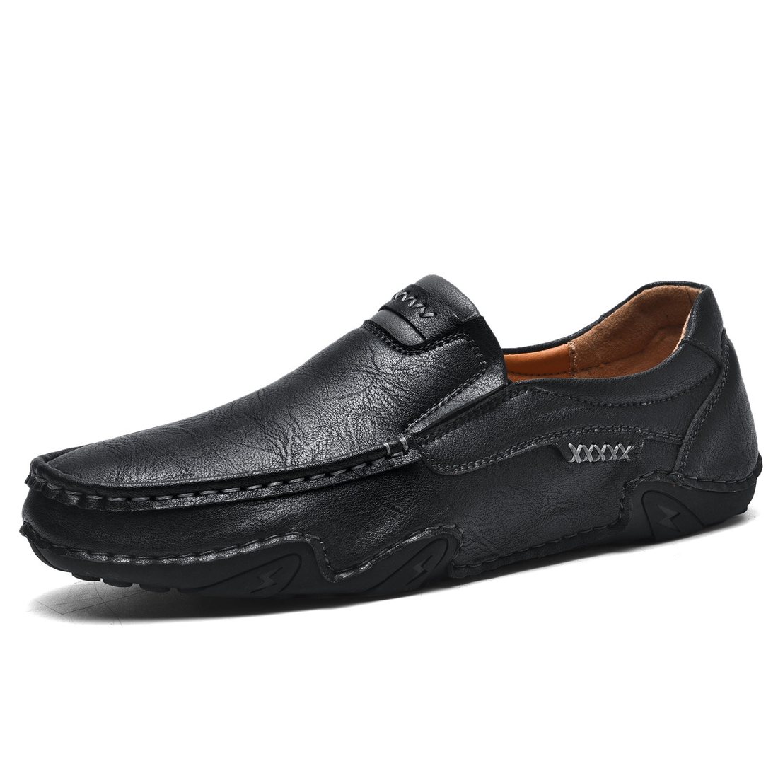 Usacobbler Hand-Stitched Casual Slip-On Loafers - Image 2