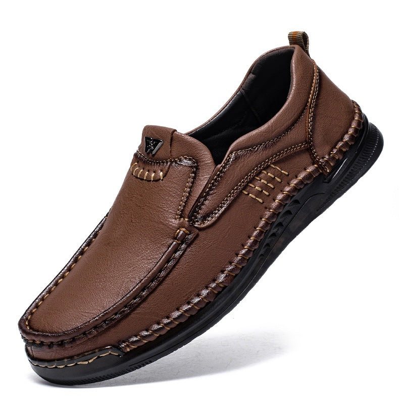 Usacobbler Men’s Hand-Stitched Slip-On Walking Shoes - Image 3
