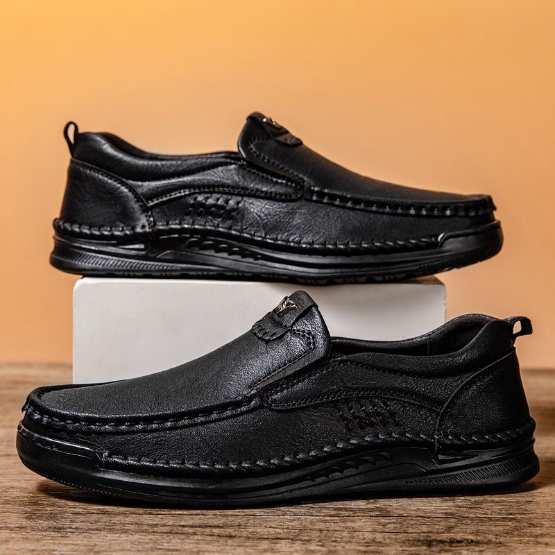 Usacobbler Men’s Hand-Stitched Slip-On Walking Shoes - Image 5