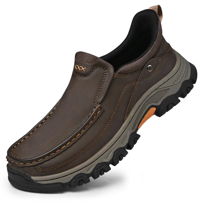 Usacobbler Northwood Grip Leather Slip-On